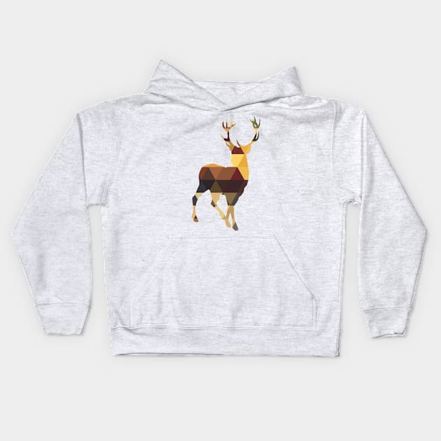 Tri_Deer Kids Hoodie by calebcoopman